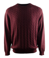 Roundtree & Yorke Men's Crewneck Knit Sweater-W-S