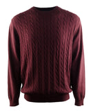 Roundtree & Yorke Men's Crewneck Knit Sweater-W-S