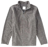 Tommy Bahama Cloud Peak Half Zip Fleece Pullover (Color: Ash Gray, Size XL)