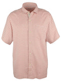 Tommy Bahama Men's Geovanni Geo Short Sleeve Camp Shirts Havana Small