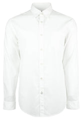 Men's Rodney Slim Fit Long Sleeve Shirt Wht XXL