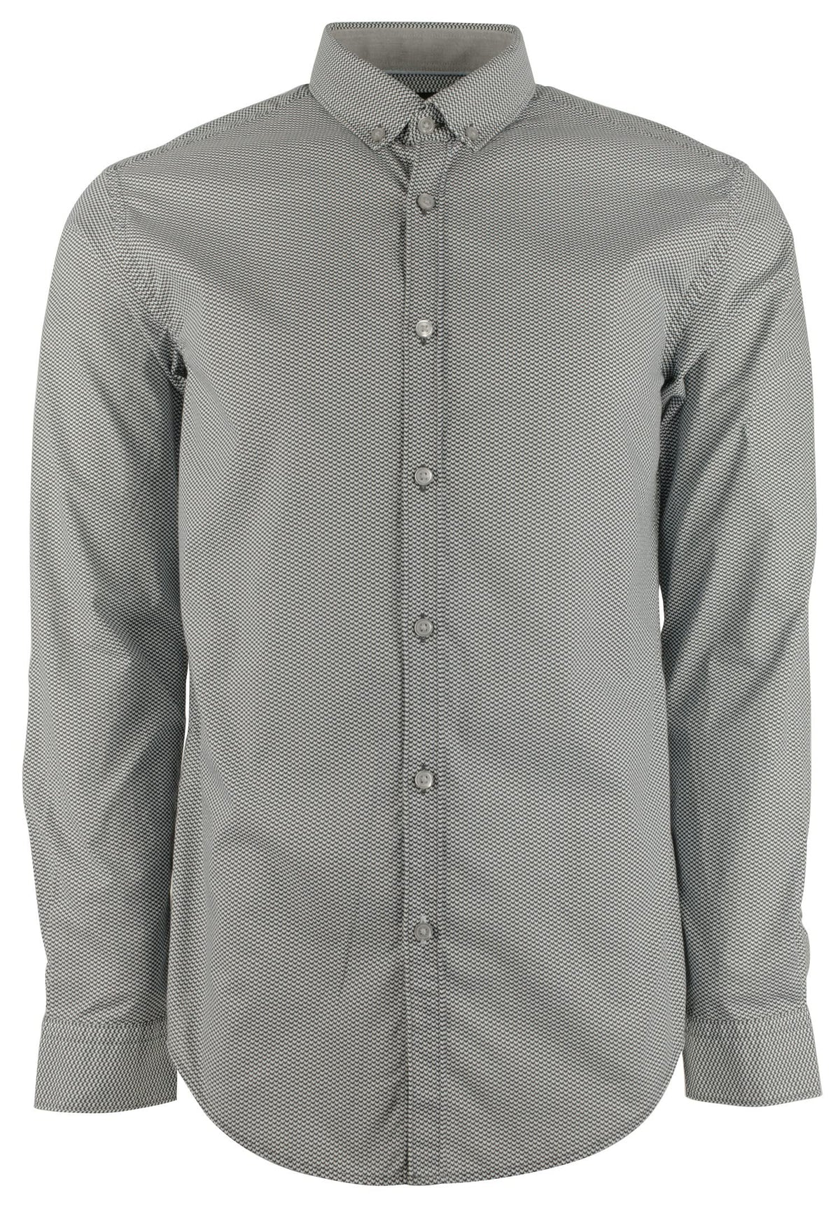 Hugo Boss Men's Rikard Slim Fit Long Sleeve Button Down Shirt 2XL Black