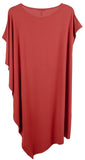 Eileen Fisher Women's Ballet Neck Asymmetric Jersey Dress Medium