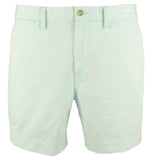 Polo Ralph Lauren Men's Stretch Straight Fit 6 Inch Flat Front Chino Shorts Soft Aqua 38