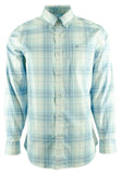 Southern Tide Men's Gibbes Island Long Sleeve Plaid Shirt Endless Blue Small