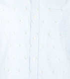 Southern Tide Men's Palm Tree SS Button Down Trim Fit Shirt