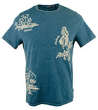 Polo Ralph Lauren Men's Chain Stitched Hawaiian Motif T-Shirt-Large