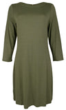 Tommy Bahama Women's Darcy 3/4 Sleeve Dress Banana Leaves Small