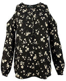 Ralph Lauren Women's Floral Cold Shoulder Top