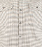 Michael Kors Men's Slim-Fit Dual Pocket Tattersall Stretch Long Sleeve Woven Shirt Nckl XL