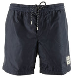 Michael Kors Men's 7-Inch Swim Trunk-DM-Small Dark Midnight