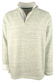 Tommy Bahama Men's Summit Snap Mock Neck Pullover Sweatshirt Oil Blue Heather XL