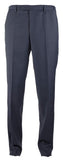 Hugo Boss Men's Leenon1 Flat Front Wool Unhemmed Dress Pants DB 32R Dark Blue