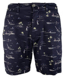 Polo Ralph Lauren Men's Classic Fit Print Golf Shorts Multi Navy Blue 32