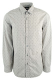 Hugo Boss Men's Regular Fit Button Down Shirt Medium Gray