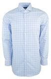 Men's Sharp-Fit Long Sleeve Dress Shirt PB 17 32/33 Pastel Blue