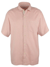 Camisas de manga corta Tommy Bahama Geovanni Geo para hombre, color Habana, talla pequeña