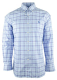Polo Ralph Lauren Men's Easy Care Stretch Long Sleeve Plaid Shirt Blue/Red Multi
