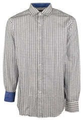 Men's Shaped Fit Long Sleeves Shirt-SN-XX-Large Snow