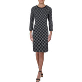 Lauren Ralph Lauren Women's Edjarra Printed 3/4 Sleeves Casual Dress