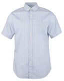 Southern Tide Short Sleeve Sea Turtles Shirt Pompeii Blue SM