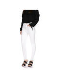 Michael Women's Plus Size Stretch Selma Skinny High Rise Jeans Pants Wht 20W