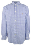 Polo Ralph Lauren Men's Big and Tall Oxford Long Sleeve Shirt BW LT