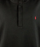 POLO RALPH LAUREN Men's Big & Tall Double-Knit Quarter Snap Pullover Shirt Blck 4XB Black