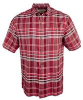 Tommy Bahama Men's Manoa Madras Silk Short Sleeve Shirt-JR-S