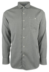 Camisa Tommy Bahama de manga larga con botones y cuadros Twilly para hombre, color negro, talla grande