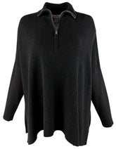 Tommy Bahama Women's Shimmer Bonita Half Zip Long Sleeved Poncho Top-B-XXS/XS