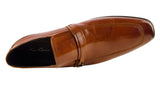 Kenneth Cole Men's Rich Texture Leather Loafer Shoes, Cognac 11.5M