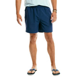 Pantalón corto de corte relajado con cordón ajustable de 15 cm Shoreline para hombre de Southern Tide, azul marino auténtico, talla 2XL
