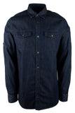 Michael Kors Men's Long Sleeve Denim Classic Fit Shirt-DW-XXL