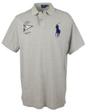 Men's Classic Fit Big Pony Short Sleeve Polo Shirt GHthr XXL Grey Heather