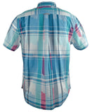 Tommy Bahama Can't Stop Ikat Silk Camp Short Sleeve Shirt-DB-S