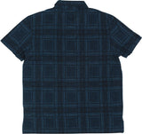 Polo Ralph Lauren Men's Custom-Fit Plaid Hampton Polo, Indigo Pale, S