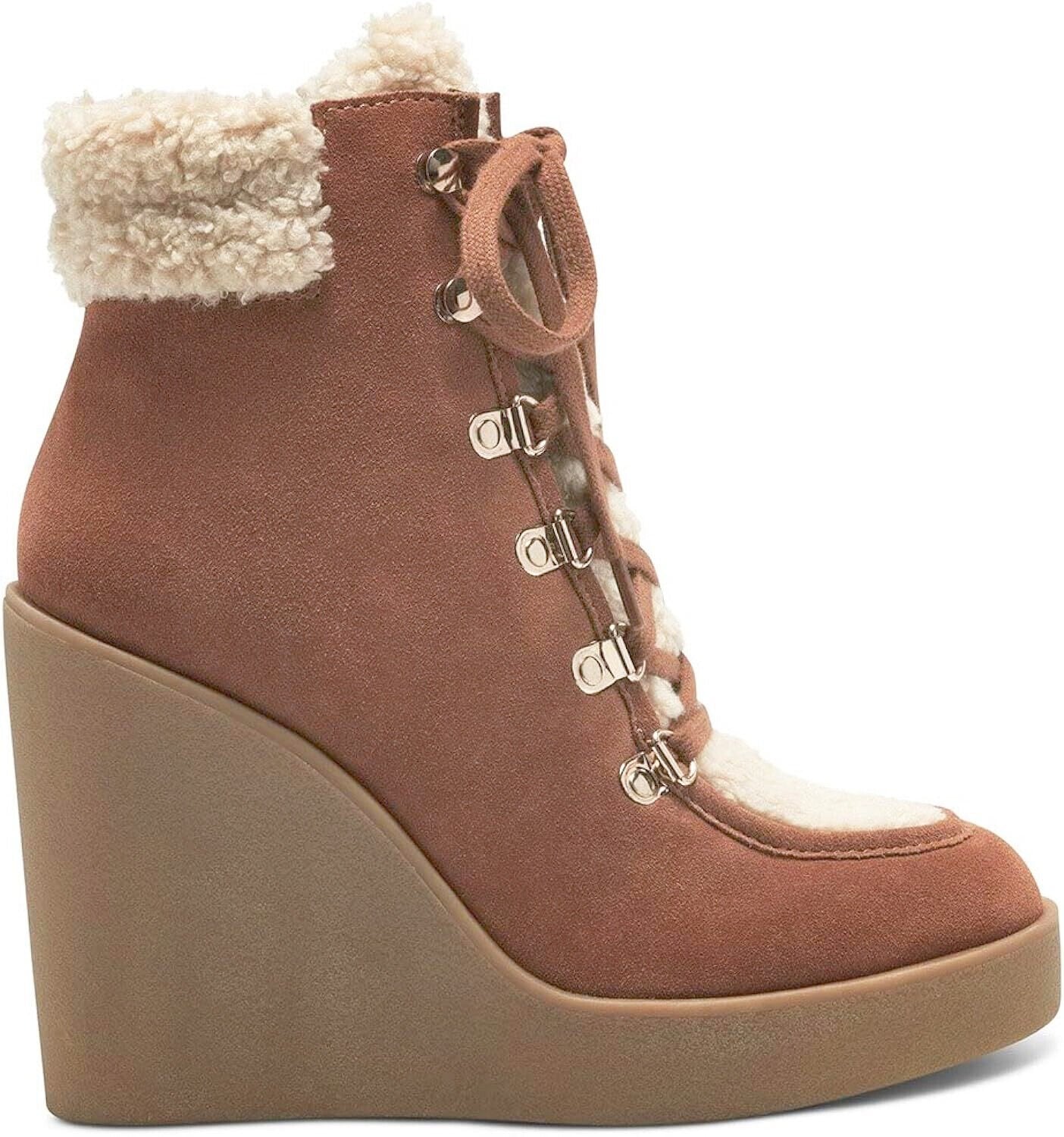 Jessica Simpson Women's Maelyn Lace-up Platform Wedge Ankle Boots Bootie 8 M / Jessica Simpson Women's Maelyn Lace-up Platform Wedge Ankle Boots Bootie 8 M /