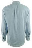 Michael Kors Men's Slim Fit Light Wash Long Sleeve Shirt-LW-XL