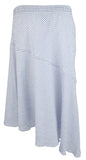 Lauren Ralph Lauren Women's Asymmetrical Stripe Midi Skirt