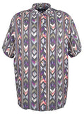 Men's Aloha Arrow Island Zone Camp Shirt-PG-S Pebble Grey