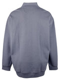 POLO RALPH LAUREN Men's Big & Tall Double-Knit Quarter Snap Pullover Shirt Bl 4XLT Blue