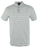 Hugo Boss Men's Striped Short Sleeve Polo Shirt XL Pastel Blue