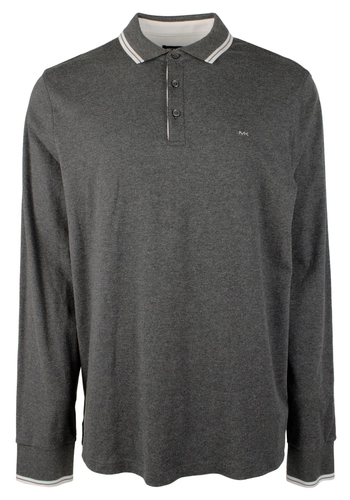 Michael Kors Men's Greenwich Cotton Long Sleeve Polo Shirt CMl X-Large