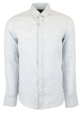 Michael Kors Men's Slim Fit Linen Long Sleeve Shirts