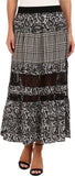 Michael Kors Women's Pieced Print Maxi Skirt X Small