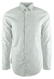 Hugo Boss Men's Ronni Palm Slim Fit Long Sleeve Shirt XXL