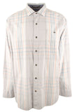 Tommy Bahama Men's Big & Tall Coastline Corduroy Plaid Long Sleeve Shirt 2XLT