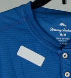 Customer Return Tommy Bahama Men's Schooner Stripe Short Sleeved Henly