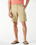 Tommy Bahama Cayman Isles IslandZone 10 Inch Cargo Shorts (Stone Khaki, 30)